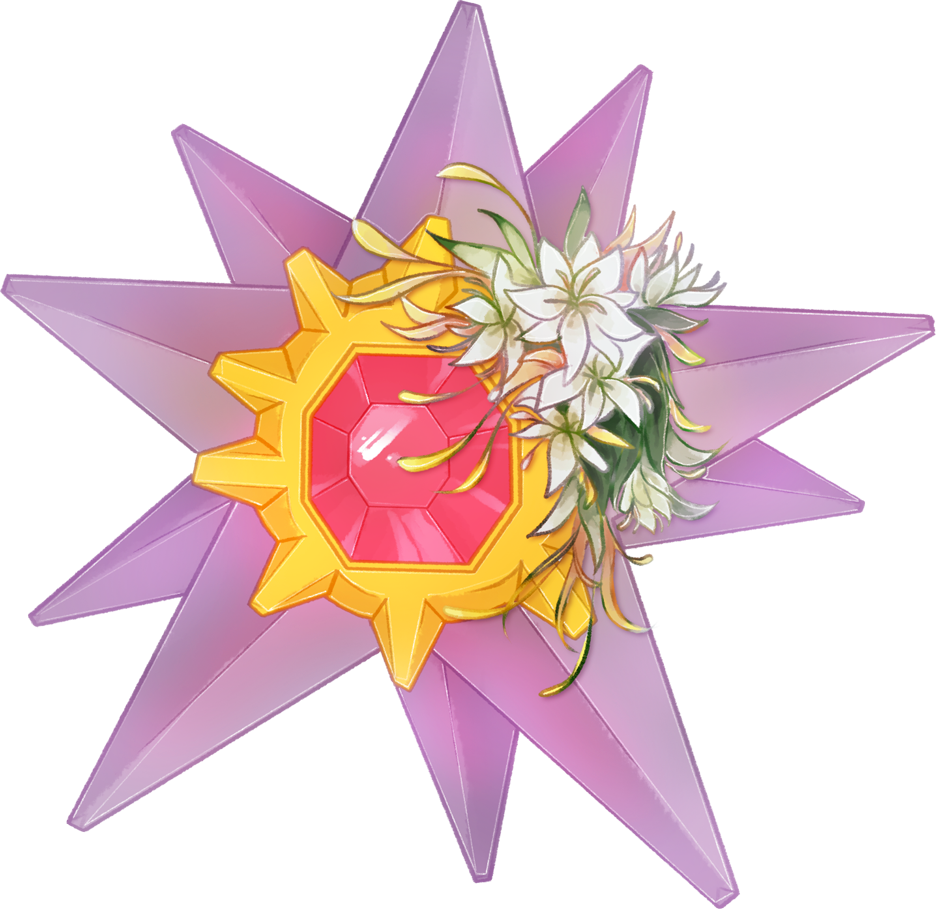 “ My Starmie Pretty Simple Poke - Starmie (936x909), Png Download