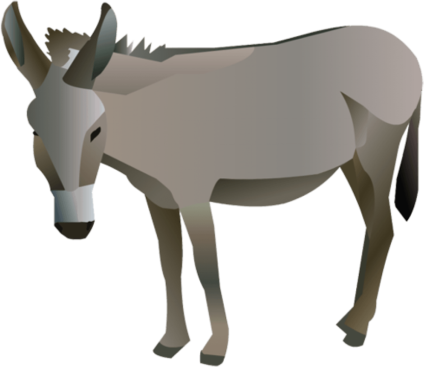 Free Png Donkey Png Images Transparent - Donkey Clipart (850x735), Png Download
