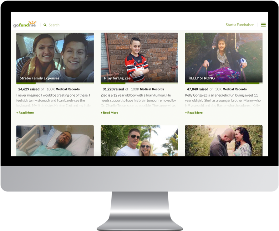 Download Gofundme Shopping Centre Website Design Png Image With No Background Pngkey Com