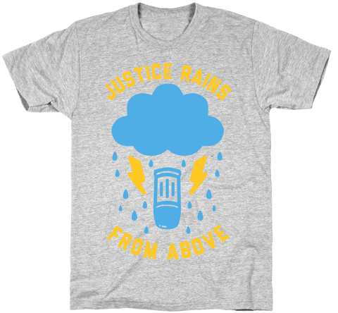 Justice Rains From Above Mens T-shirt - Bisexual T Shirt (484x484), Png Download