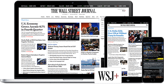 The Wall Street Journal Digital Membership - Wall Street Journal Digital (600x315), Png Download