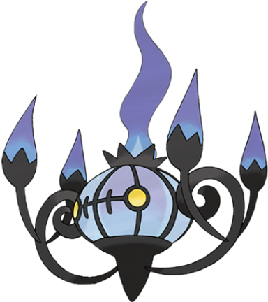 Chandelure @ Choice Scarf Ability - Chandelure Pokemon (431x431), Png Download