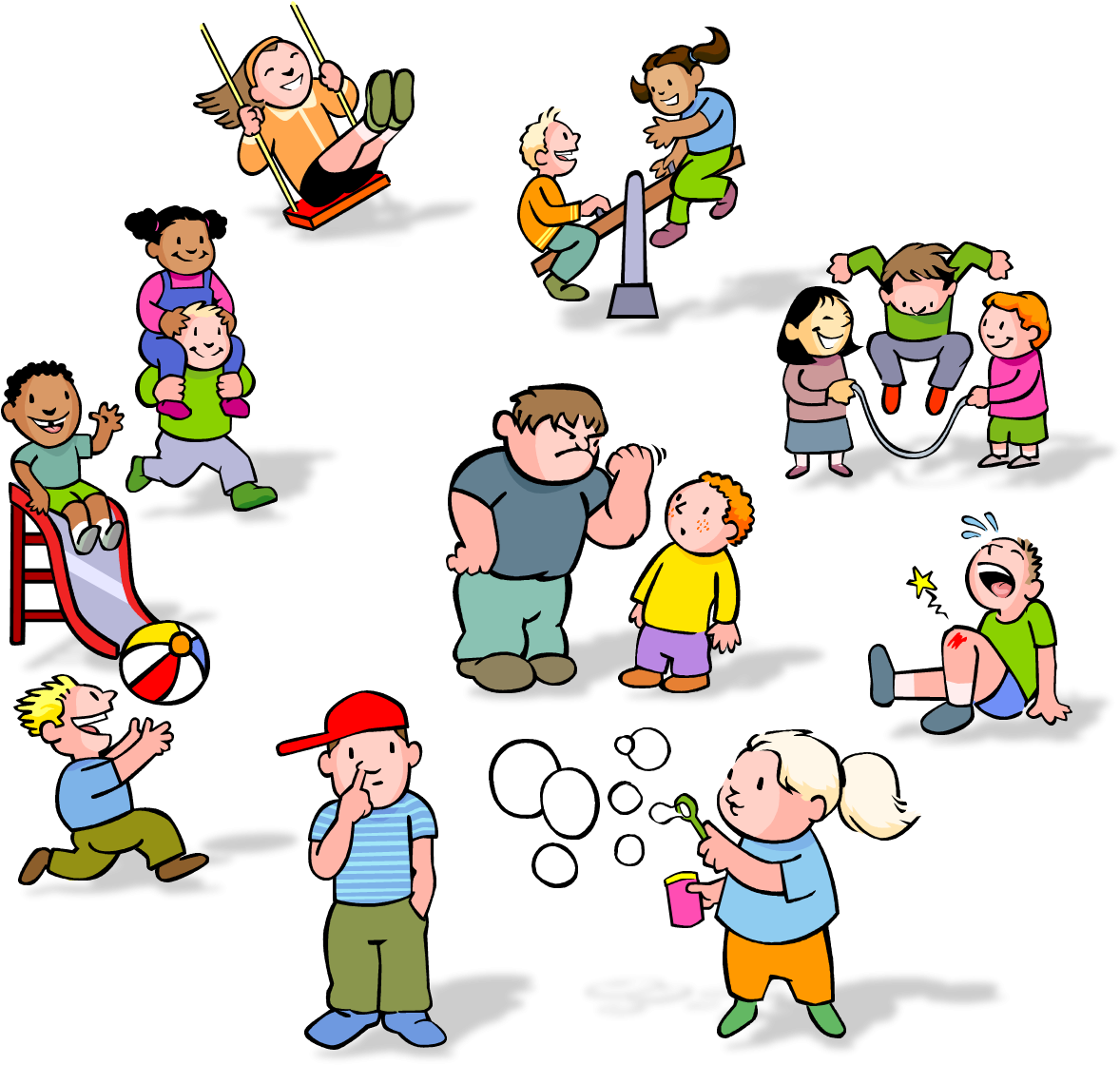 Kids At Recess Clipart Png - Bullying Among Youth: Issues, Interventions And Theory (640x574), Png Download