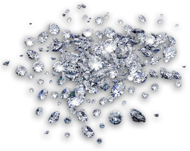 The Beautiful World Of White Diamonds - Png De Diamantes (390x319), Png Download
