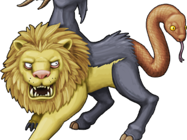 Chimera Png Transparent Images - Cartoon (640x480), Png Download