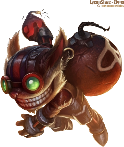 Com] - Zig Lol (500x570), Png Download