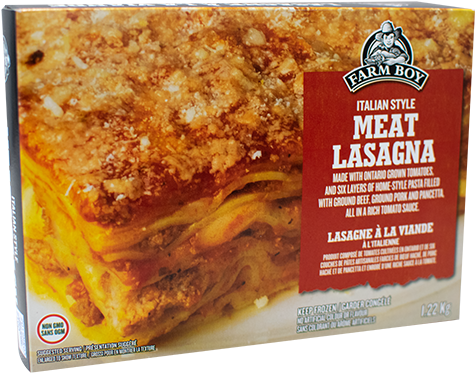 Farm Boy Italian Style Meat Lasagna - Meat (500x500), Png Download
