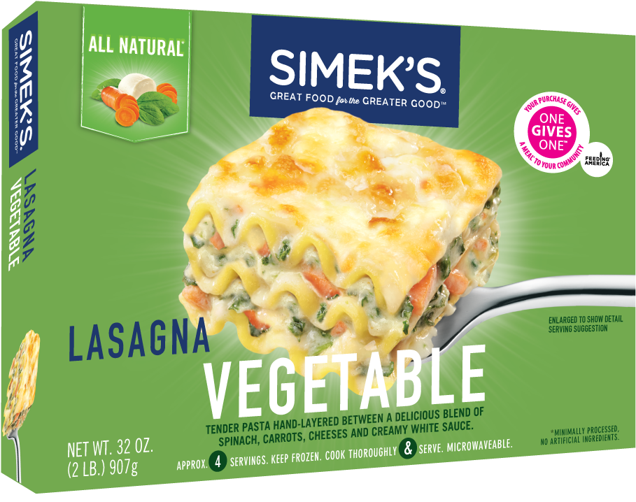 Nutrition Information - Simek's Lasagna (1000x781), Png Download