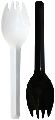 Wt Plastic Spork - Spoon (500x500), Png Download