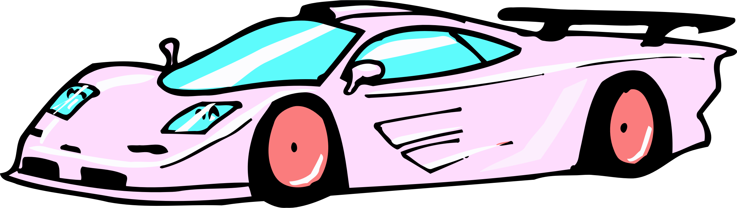 Mclaren Racer Clipart Free Stock - Mclaren Clipart (2400x678), Png Download