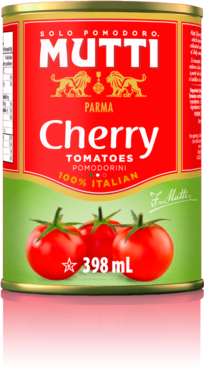 How To Prepare - Mutti Cherry Tomatoes 400g (459x872), Png Download