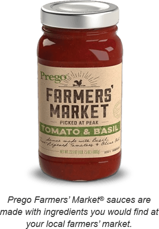 Directions - Prego Farmers Market Roasted Garlic (316x456), Png Download