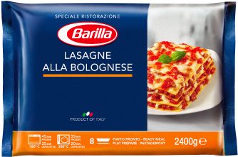 Lasagne Bolognese Packing - Barilla (494x311), Png Download
