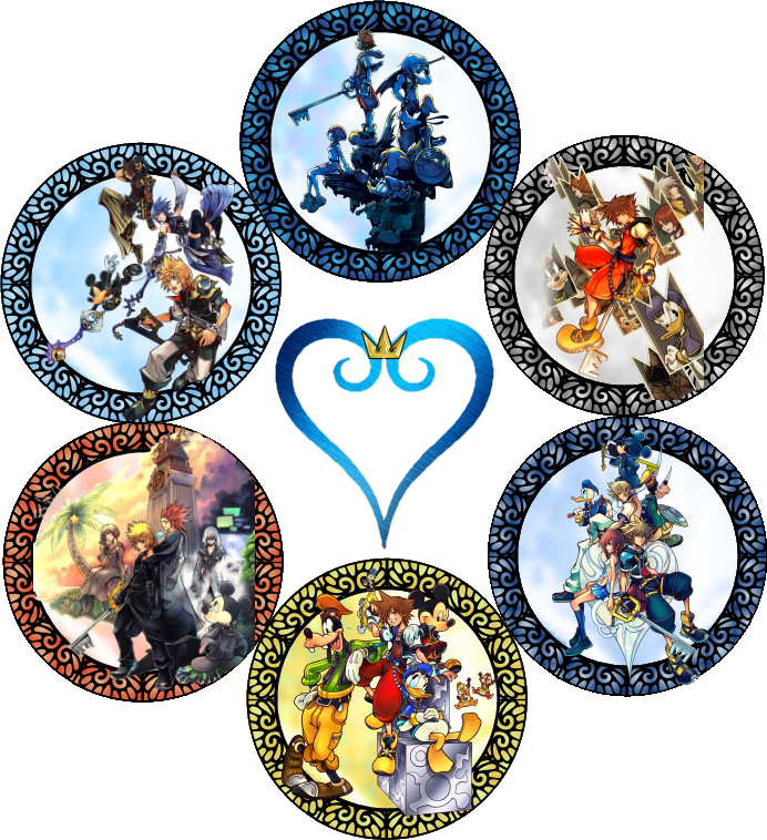 Kh Series Stained Glass By Maleficent84 - Kingdom Hearts Terra Stained Glass (692x758), Png Download