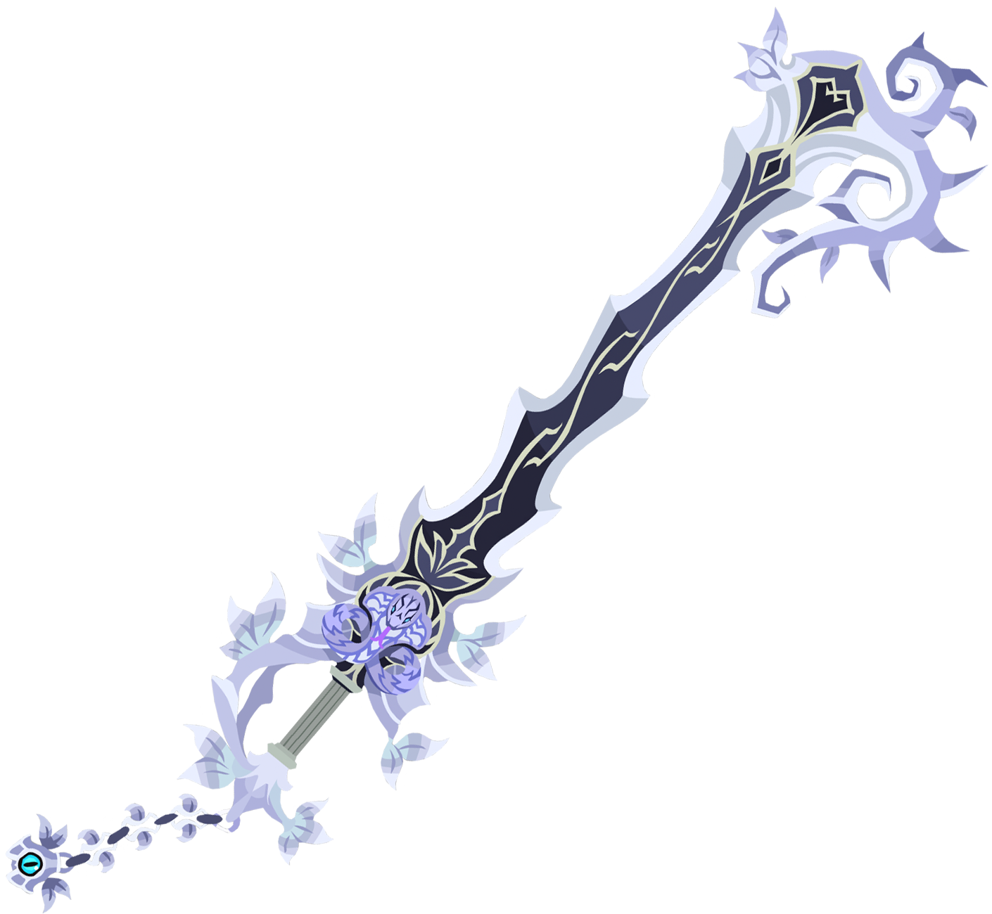 Download Http Images Khinsider Com Kingdom Hearts アクア キー ブレード Png Image With No Background Pngkey Com