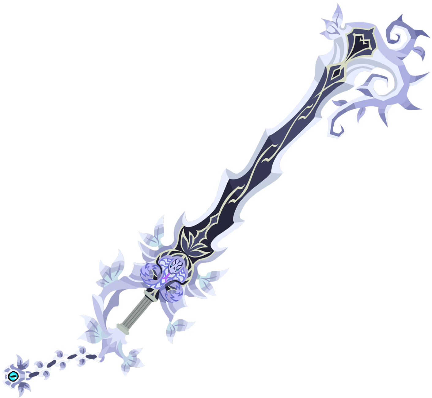 Http - //images - Khinsider - Com/kingdom - Hearts - アクア キー ブレード (1531x1408), Png Download