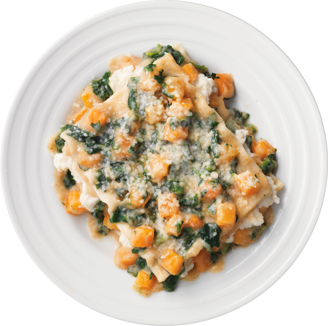 Butternut Squash Lasagna - Salad (1200x1200), Png Download