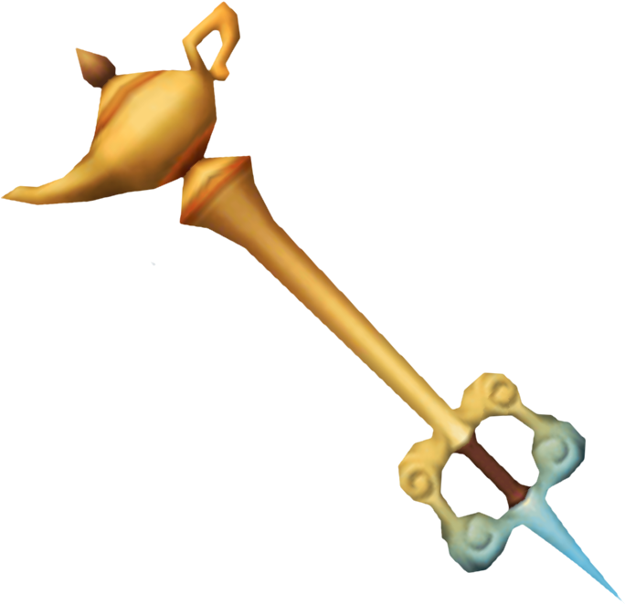 Genie's Keyblade - Genie Keyblade (716x685), Png Download