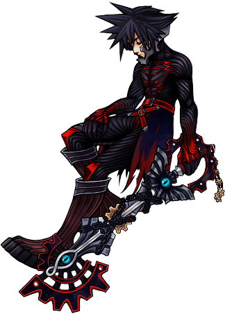 Improved Critical Range Of 17-20 - Vanitas Kingdom Hearts Render (353x497), Png Download