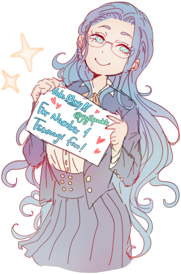 Vote Me For Shsl Tsumugi Fan I Love Her Sososo Much - Illustration (797x945), Png Download