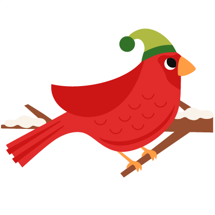 Download Cardinals Svg Branch Clipart Christmas Bird Clip Art Png Image With No Background Pngkey Com