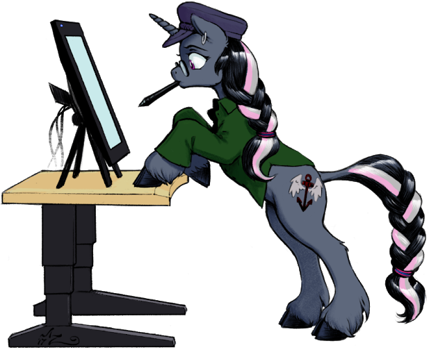 Amarpone At Work By Amarynceus - Cartoon (650x650), Png Download