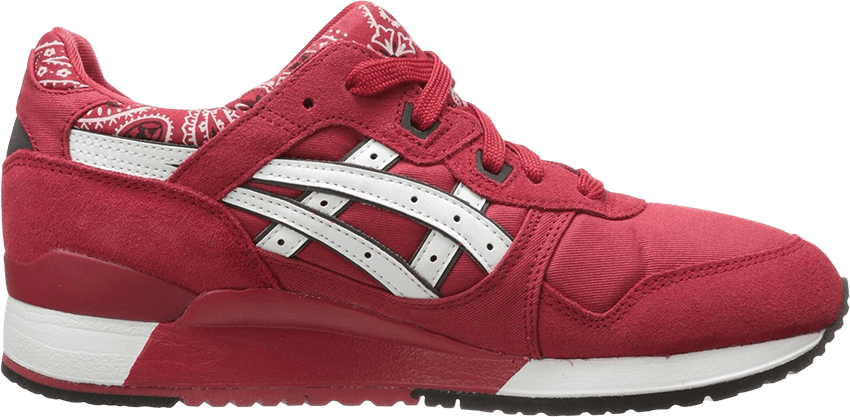 Gel Lyte 3 'red Bandana' - Shoe (850x417), Png Download