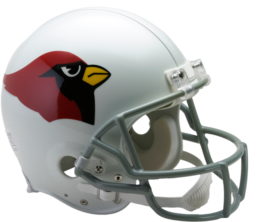 Arizona Cardinals Vsr4 Authentic Throwback Helmet - Arizona Cardinals Helmet (900x812), Png Download