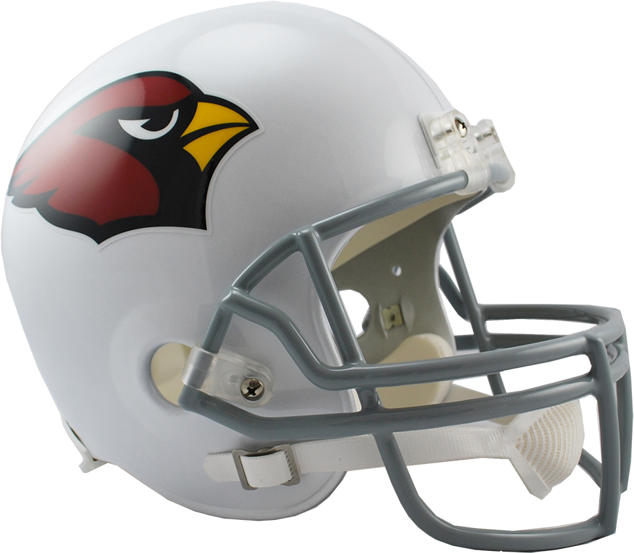 Arizona Cardinals Vsr4 Replica Helmet - Arizona Cardinals Full Size Replica Football Helmet (1000x852), Png Download