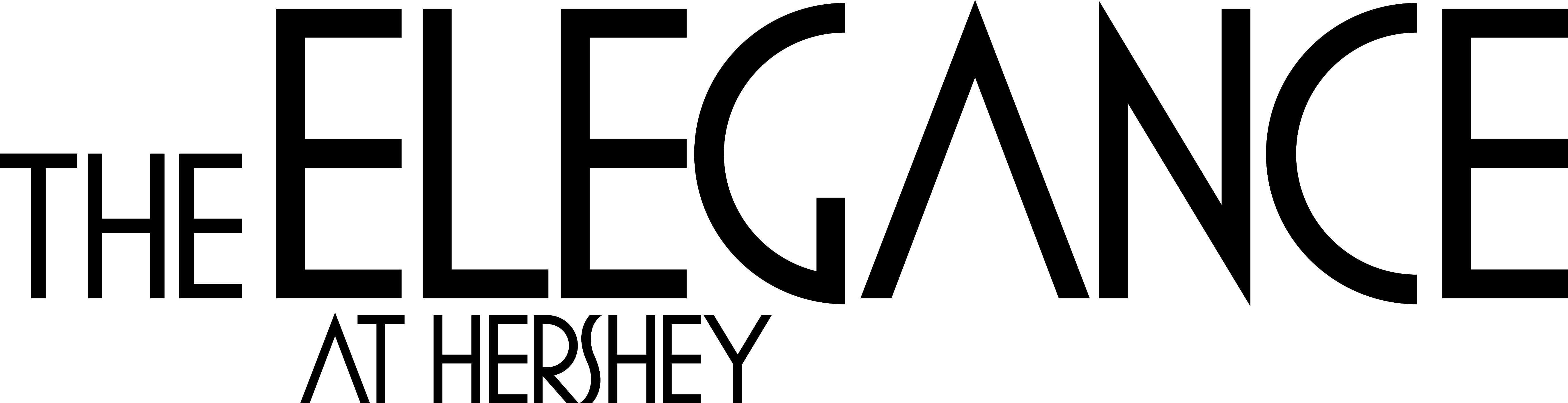 The Elegance At Hershey Logo - Elizondoko Lanbide Eskola (5465x1406), Png Download