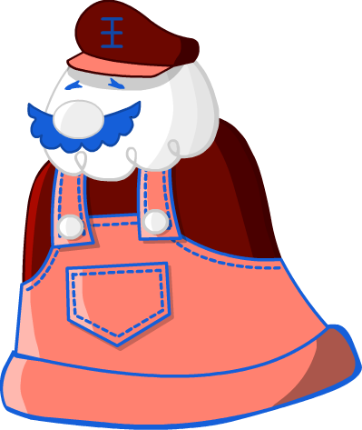 Costume Clip Art Fictional Character Headgear - 7 Grand Dad Costume (399x473), Png Download