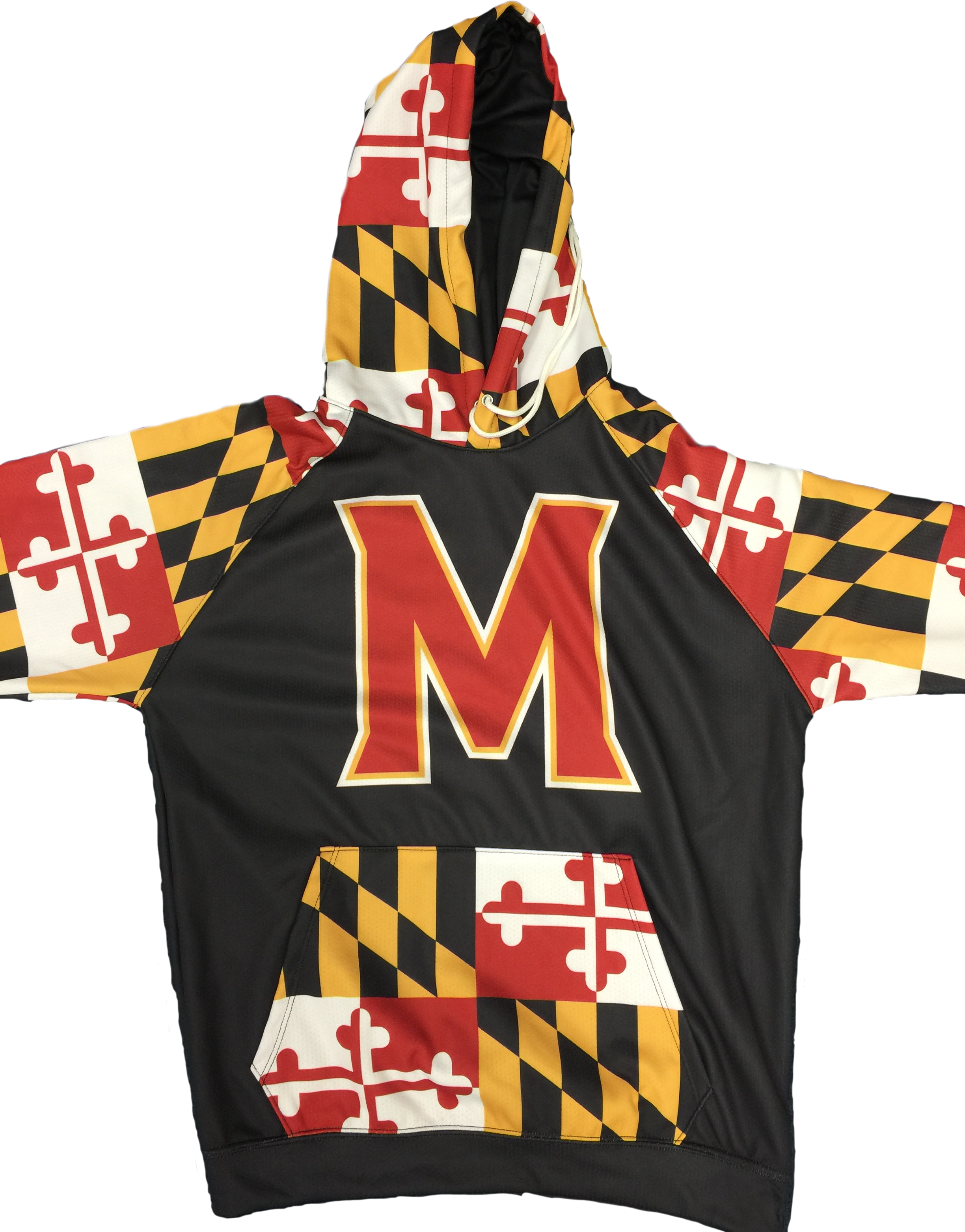 Maryland M Hoodie (2448x3124), Png Download