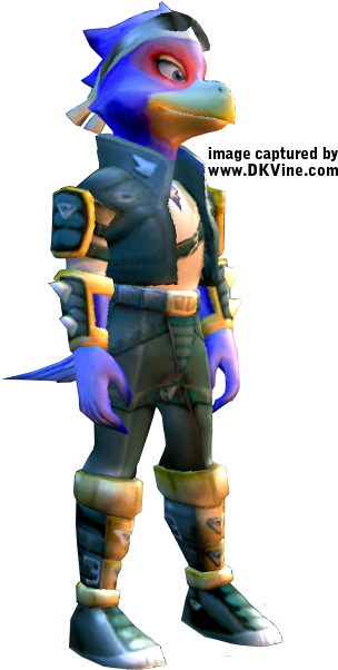 Falco Lombardi - Falco Lombardi Starfox Adventures (307x616), Png Download