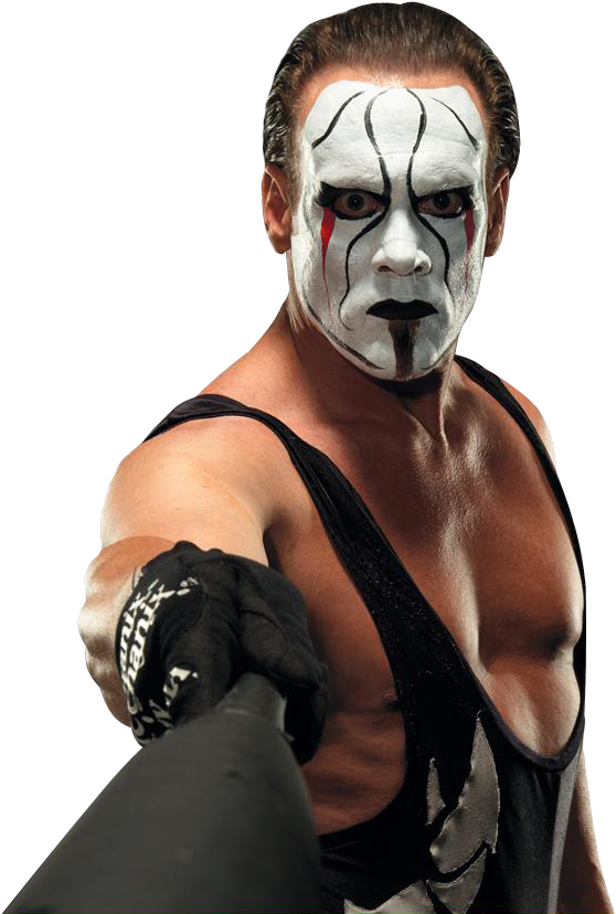 Steve Borden Png File - Sting (wrestling) Steve Borden Signed Wwe Wrestling (800x994), Png Download