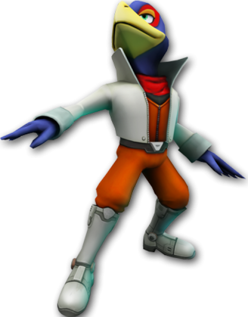 Falco Lombardi - Star Fox 64 3d Falco (502x640), Png Download
