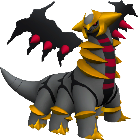Giratina Trophy Imported From Smash Wii U - Dragon (1336x611), Png Download