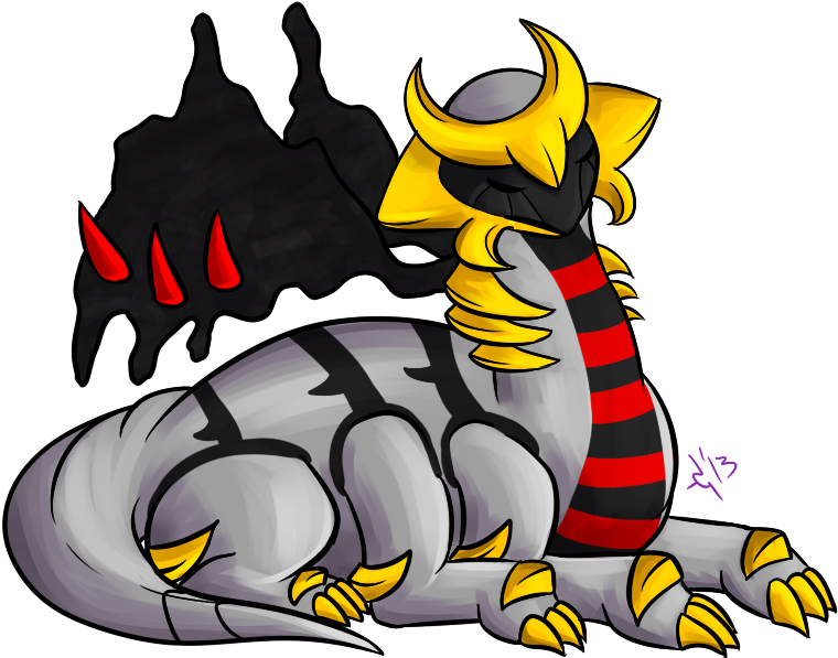 Giratina's Info - Cartoon (800x600), Png Download