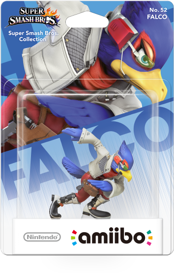 Amiibo Ssb Collection Falco - Nintendo Amiibo Super Smash Bros. Series Figure (falco) (698x685), Png Download
