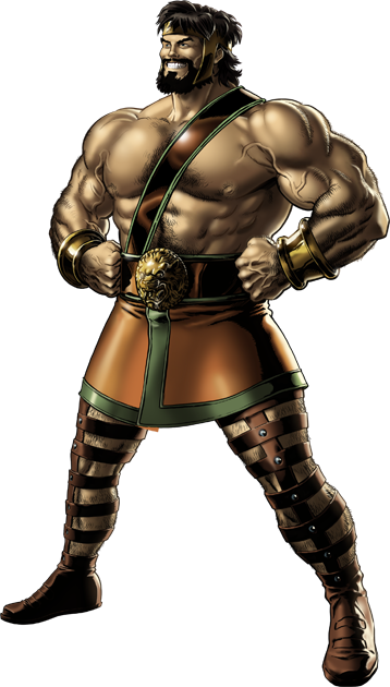 Hercules Right Portrait Art - Hercules Marvel (358x630), Png Download