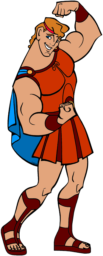 Hercules Flexing Hercules - Disney's Sing-along Song Book [book] (346x854), Png Download