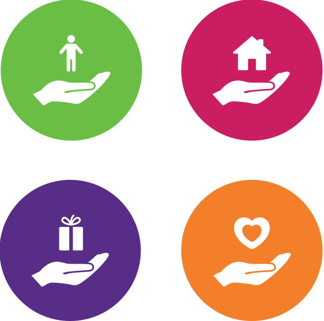 Icon-grid - Community Give Back Icon (655x649), Png Download