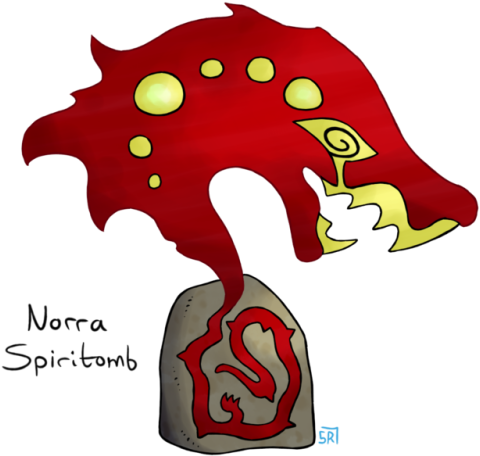 #058 Spiritomb Forbidden Pokemon (500x498), Png Download