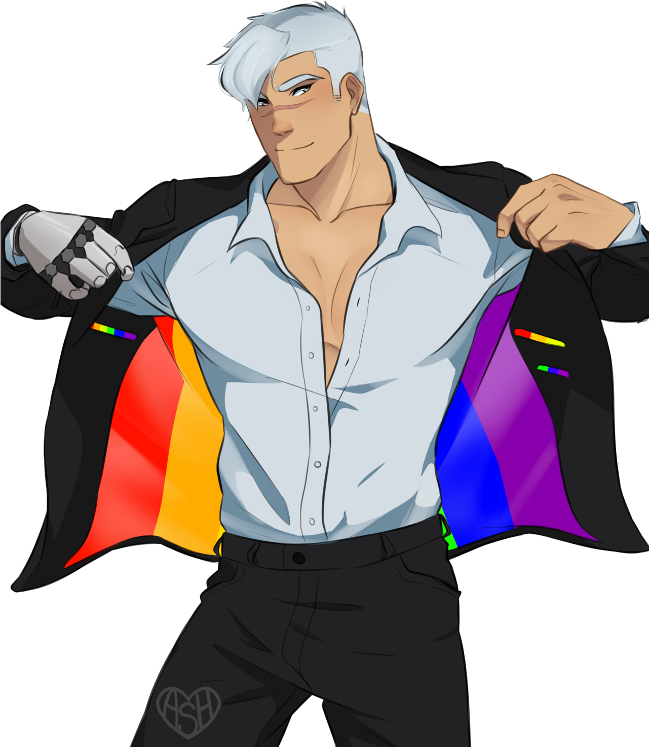 Shiro Gay (1280x1537), Png Download