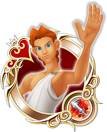 Young Hercules - Cartoon (342x422), Png Download