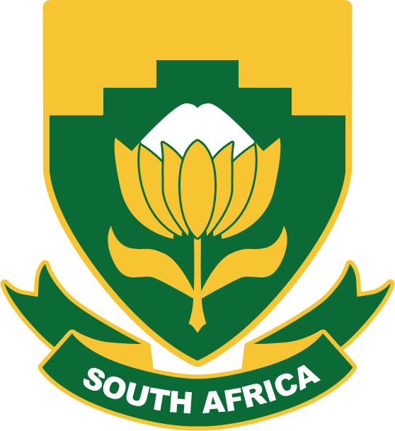South Africa Flor - South Africa National Cricket Team (558x609), Png Download