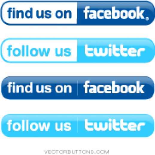 Facebook Logo Veyelp Icon Flat - Find Us On Facebook And Twitter Logos (518x518), Png Download