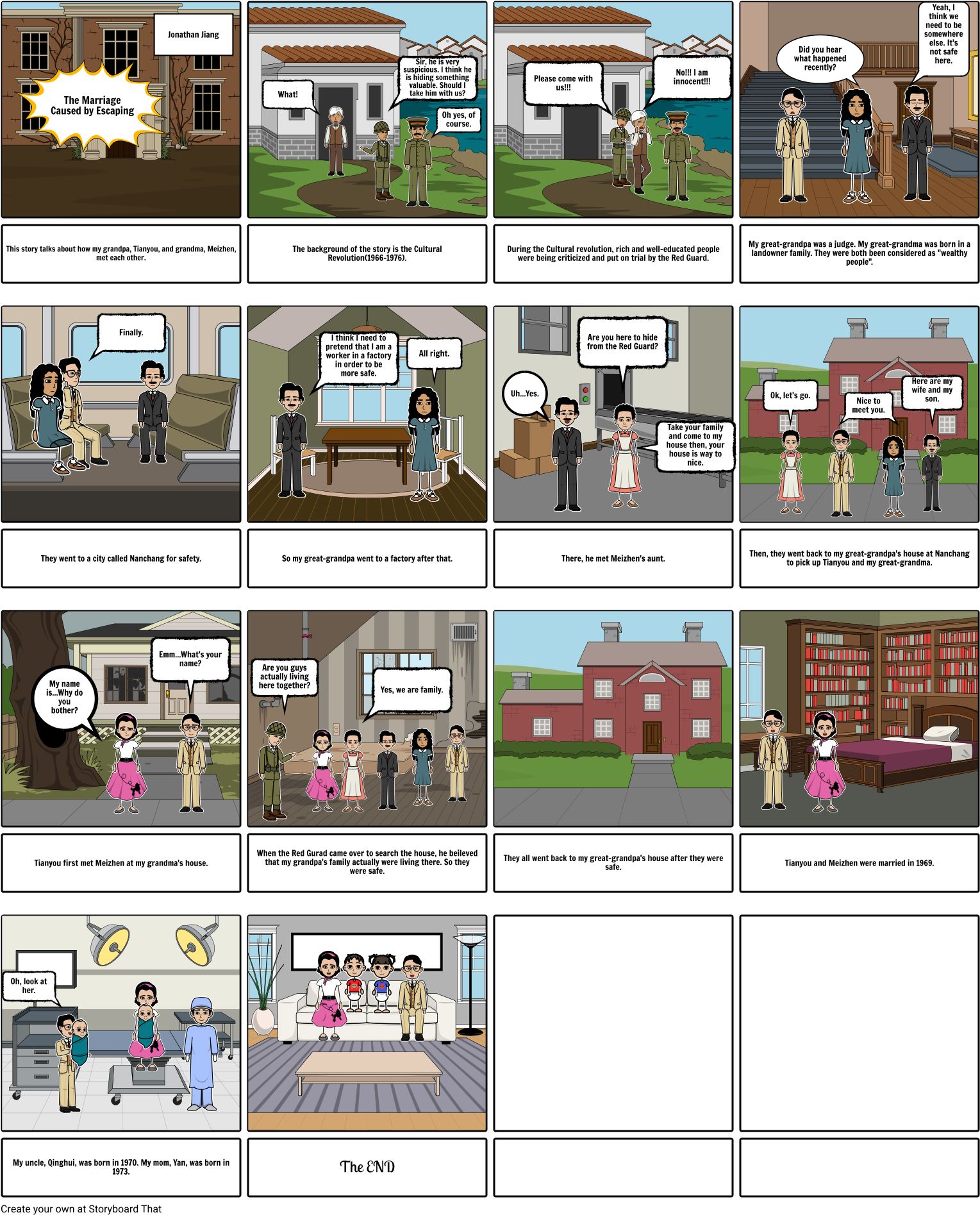The Story Of My Grandma And Grandpa (1548x1912), Png Download