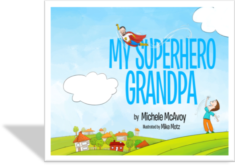 Picture1 - My Superhero Grandpa [book] (768x539), Png Download