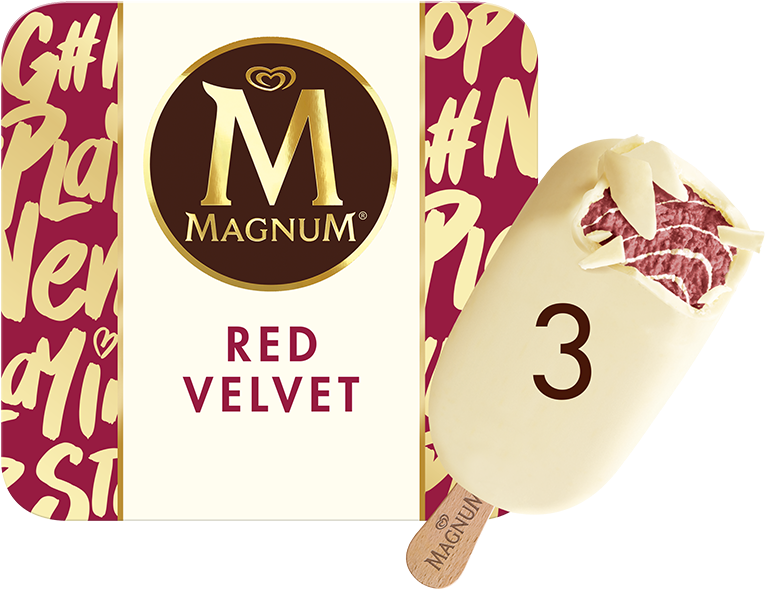Magnum Ice Cream White (1000x1000), Png Download