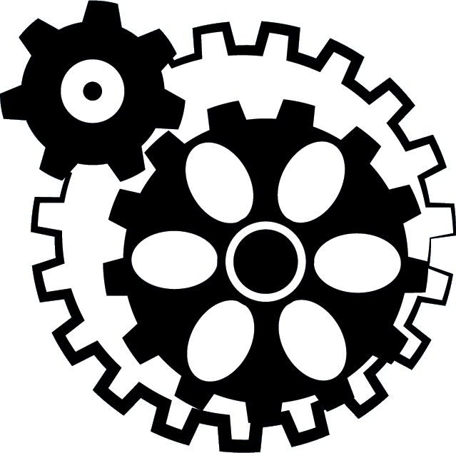 Steampunk - Persona Empujando Engrane (639x635), Png Download